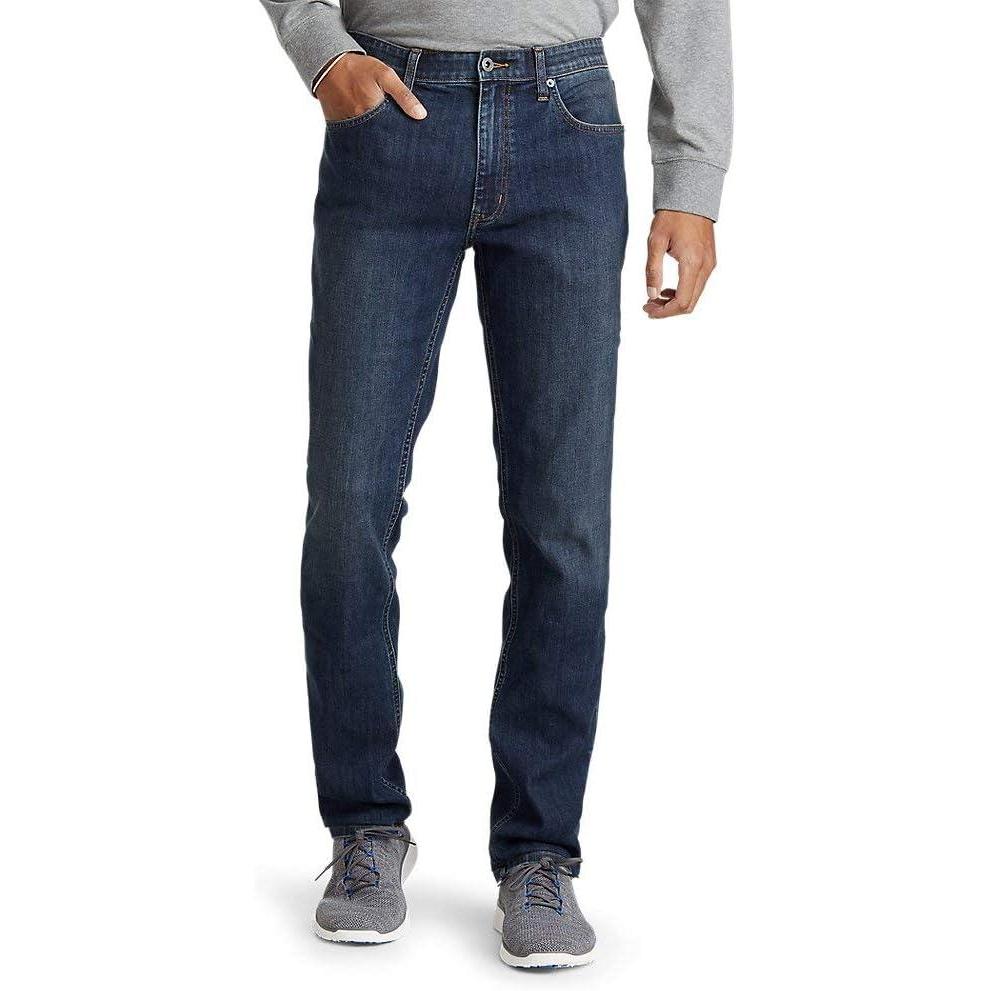 imageEddie Bauer Mens Voyager Flex 20 Slim Fit JeansMed Indigo