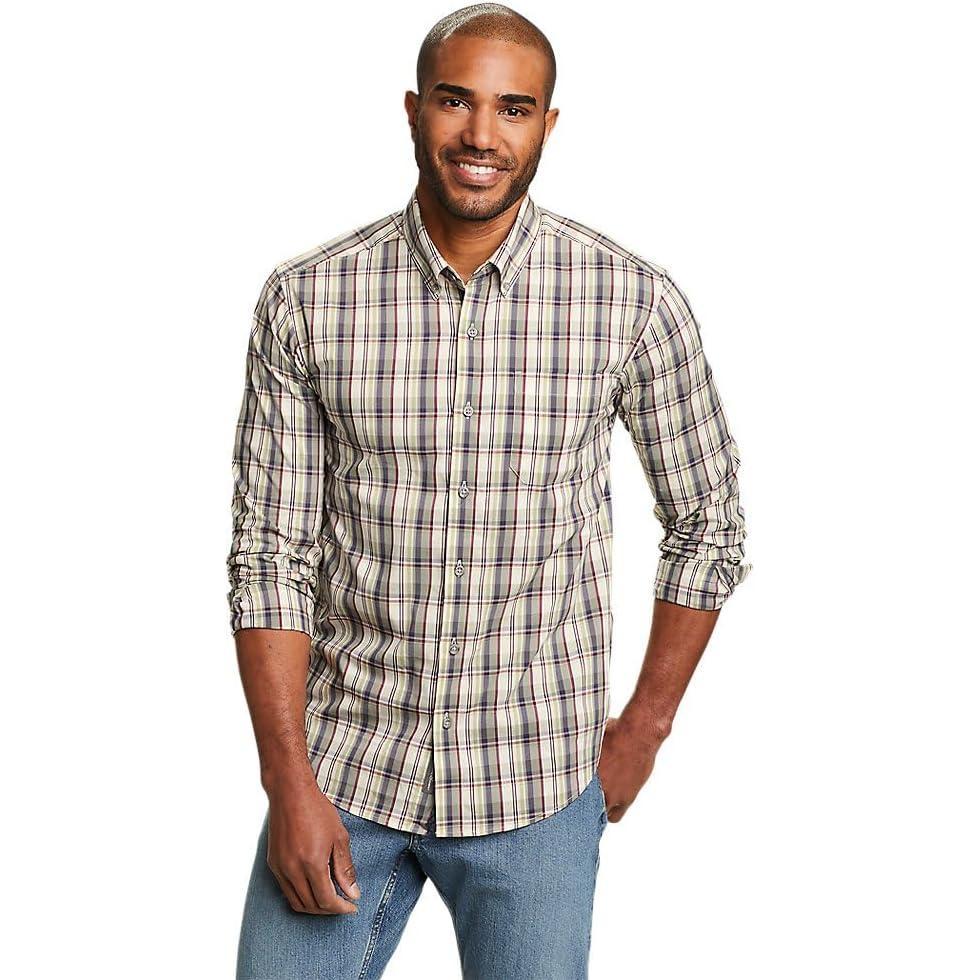imageEddie Bauer Mens Voyager Flex LongSleeve ShirtSage