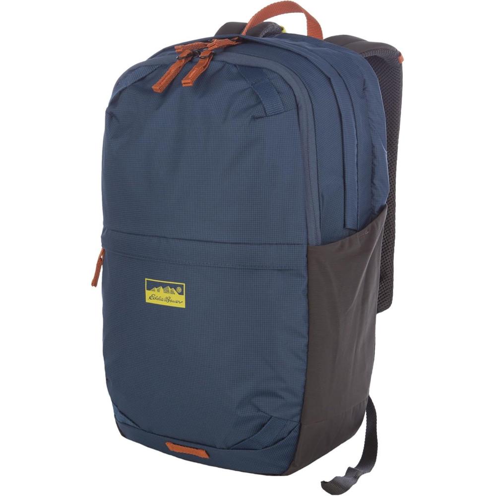 imageEddie Bauer Nomad Backpack with Compression Straps and HydrationLaptop Compatible Sleeve Sienna 28LDusted Indigo
