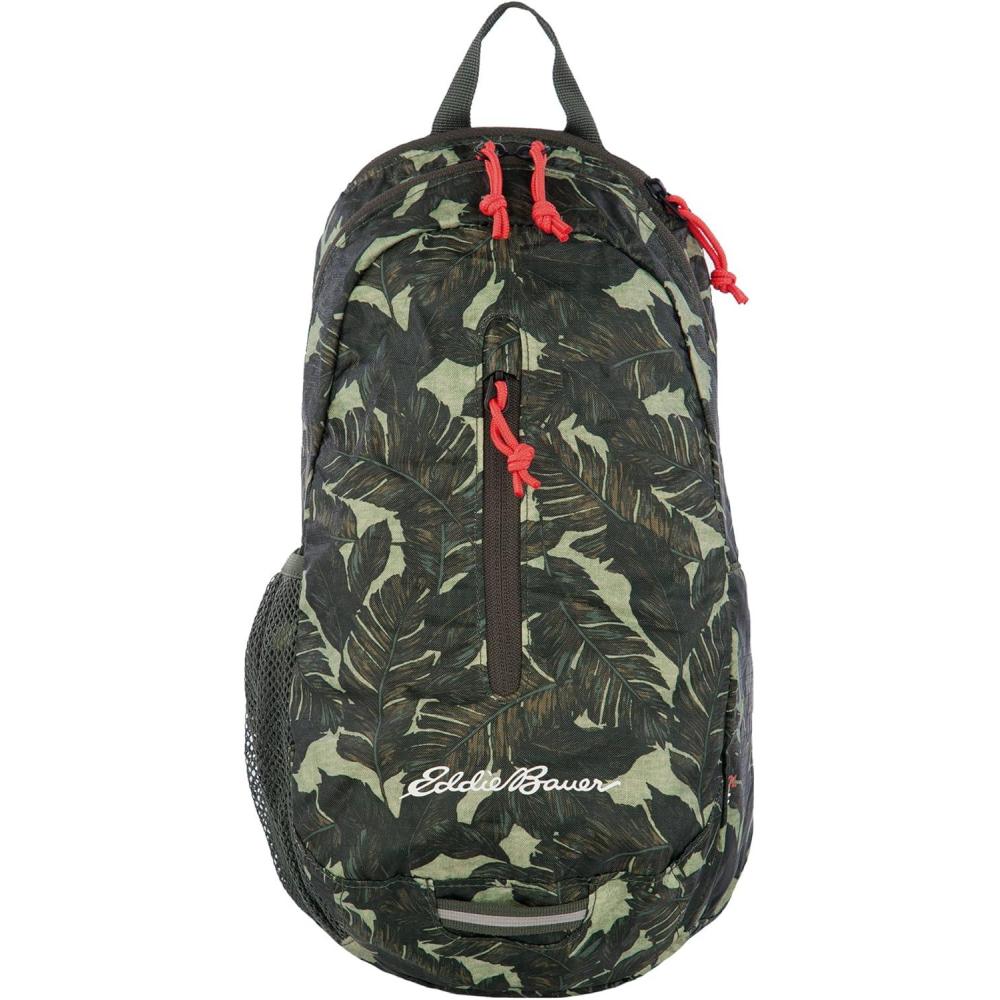 imageEddie Bauer Stowaway Packable Sling Bag Foldable Travel Outdoor Lightweight Compact Everyday Carry Ripstop Nylon 10L Dark SmokeDark Loden