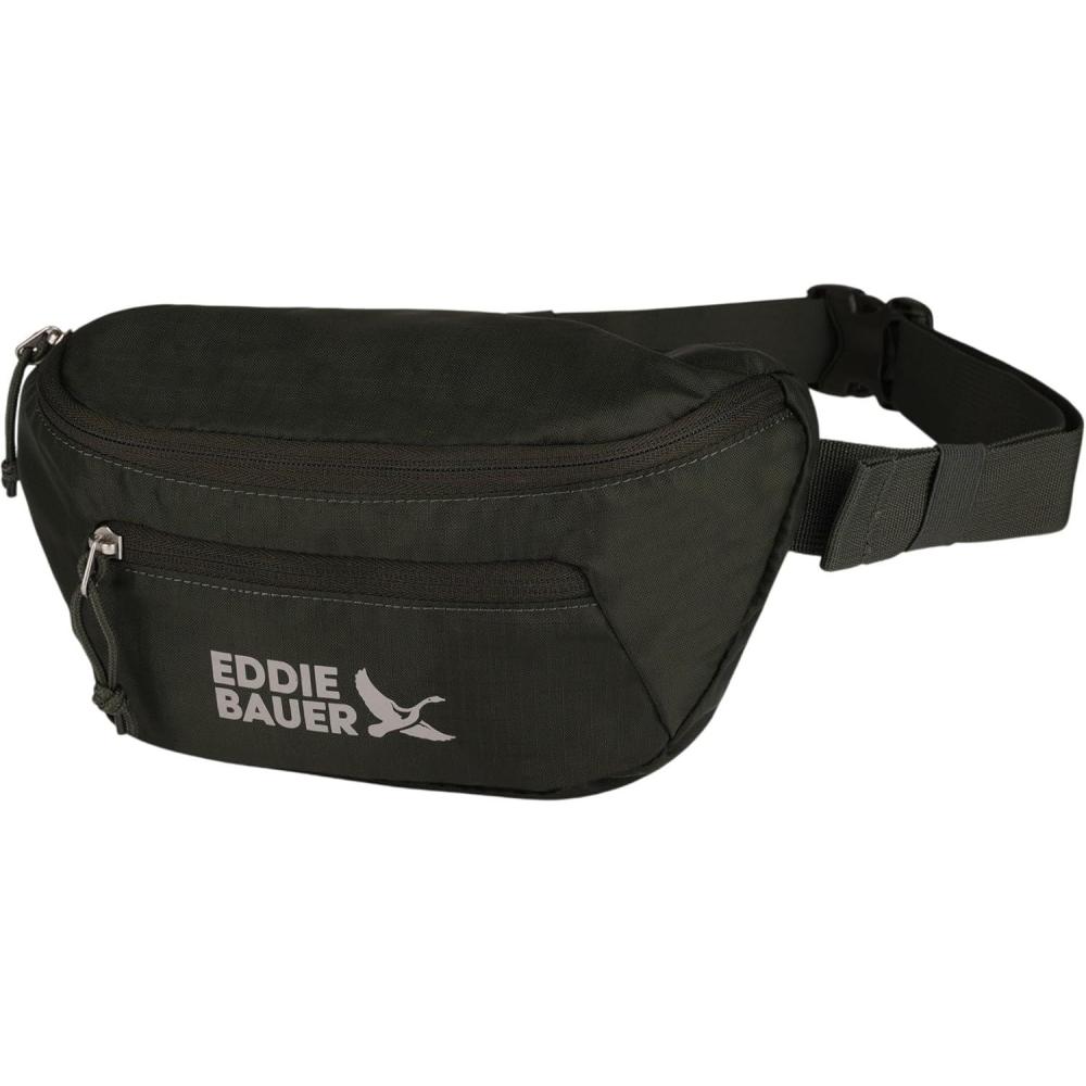 imageEddie Bauer Stowaway Packable Waistpack Sling Fanny Travel Lightweight Outdoor Ripstop PolyesterDark Forest