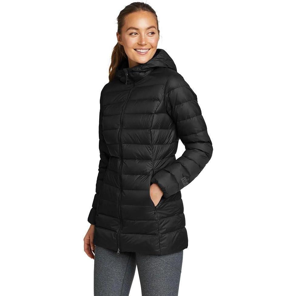 imageEddie Bauer Womens CirrusLite Down Jacket Black Recycled XLarge