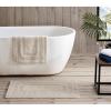 imageEddie Bauer  Bathroom Rug 100 Soft Plush Tufted Cotton Bath Rug Highly Absorbent QuickDry and SkidResistant Backing Logan Beige 2 Piece