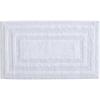 imageEddie Bauer  Bathroom Rug 100 Soft Plush Tufted Cotton Bath Rug Highly Absorbent QuickDry and SkidResistant Backing Logan White 24quot x 40quot