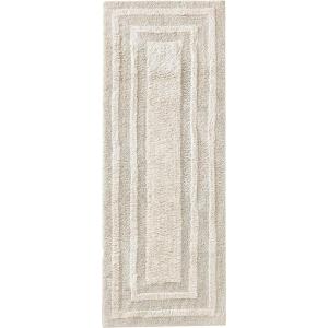 Eddie Bauer – Bathroom Rug Runner, Soft Tufted Cotton Bathroom Decor, Super Absorbent & Quick Dry (Logan Light Grey, 60″ x 22″)