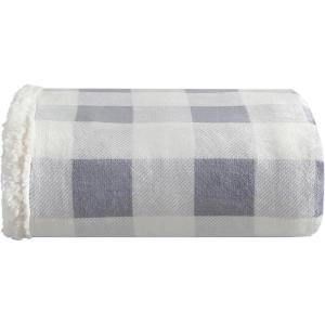 Eddie Bauer – Throw Blanket, Ultra-Soft & Reversible Plush Blanket, Oversized Bedding for Couch or Bed (Trailhead Plaid Red, 60″ x 70″)(Mountain Plaid Chrome Grey)