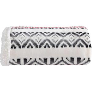 Eddie Bauer – Throw Blanket, Ultra-Soft & Reversible Plush Blanket, Oversized Bedding for Couch or Bed (Trailhead Plaid Red, 60″ x 70″)(Mountain Village Red)