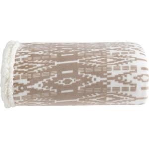 Eddie Bauer – Throw Blanket, Ultra-Soft & Reversible Plush Blanket, Oversized Bedding for Couch or Bed (Trailhead Plaid Red, 60″ x 70″)(White  Brown)