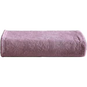 Eddie Bauer – Throw Blanket, Ultra-Soft & Reversible Plush Blanket, Oversized Bedding for Couch or Bed (Trailhead Plaid Red, 60″ x 70″)(Woodblock Floral Purple)