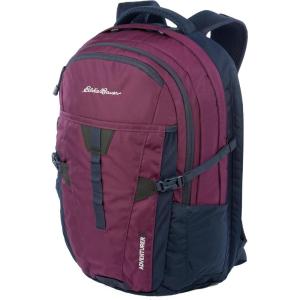 Eddie Bauer Adventurer Backpack with Organization Compartments and Hydration/Laptop Compatible Sleeve, Adventurer – True Blue, 30L(Women’s Adventurer – Dark Plum)