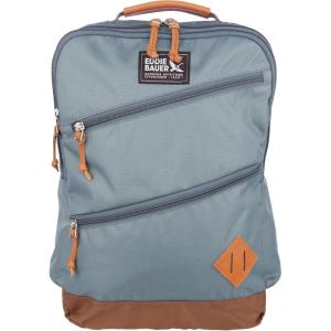 Eddie Bauer Bygone Backpack Retro Design Laptop Sleeve Travel Work Hiking Durable Nylon 25L Light Heather Grey(Dragonfly)
