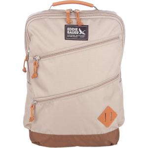 Eddie Bauer Bygone Backpack Retro Design Laptop Sleeve Travel Work Hiking Durable Nylon 25L Light Heather Grey(Stone)