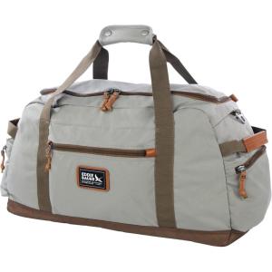 Eddie Bauer Bygone Duffel | Travel | Weekend Bag | Lightweight | Durable | 45L | Rugged Polyester/Nylon | U-Shaped Main Compartment | Black(Heather Grey)