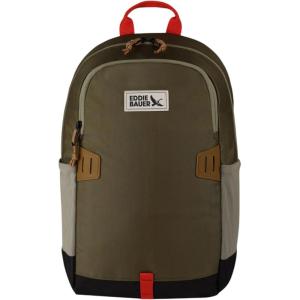 Eddie Bauer Campus Backpack 26L | Everyday Carry | Work | Travel | Commuter | Padded Laptop Sleeve | Stretch Bottle Pockets | Lightweight | Durable – Marine Blue(University – Adler Green)