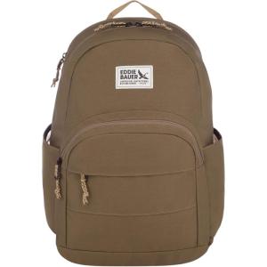 Eddie Bauer Campus Backpack 26L | Everyday Carry | Work | Travel | Commuter | Padded Laptop Sleeve | Stretch Bottle Pockets | Lightweight | Durable – Marine Blue(Campus – Adler Green)