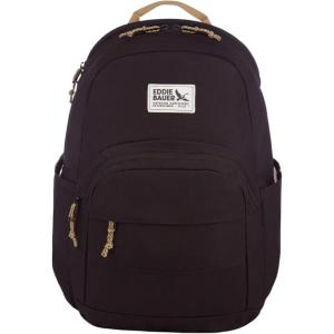 Eddie Bauer Campus Backpack 26L | Everyday Carry | Work | Travel | Commuter | Padded Laptop Sleeve | Stretch Bottle Pockets | Lightweight | Durable – Marine Blue(Campus – Black)