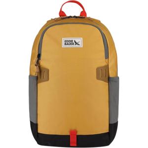 Eddie Bauer Campus Backpack 26L | Everyday Carry | Work | Travel | Commuter | Padded Laptop Sleeve | Stretch Bottle Pockets | Lightweight | Durable – Marine Blue(University – Field Gold)