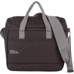 Eddie Bauer Cooler Bag | Insulated | Vacation | Travel | Camping | Tailgate | Beach | Picnic | Festival | Shoulder Carry | Top Handle – Rain(Can Cooler – Black)