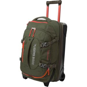 Eddie Bauer Expedition 30 Duffel 2.0 – Lightweight Travel Luggage Made From Rugged Polycarbonate and Nylon, True Blue(Dark Thyme)