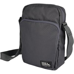 Eddie Bauer Jasper Crossbody Bag with Zippered Main Compartment and Adjustable Shoulder Strap(Slate)