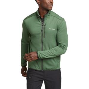Eddie Bauer Men’s Activator Grid Fleece Full-Zip(Irish Green)