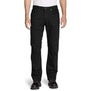 Eddie Bauer Men’s Field Flex Straight Jeans(Black)