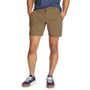 Eddie Bauer Men’s Horizon Guide Wander Shorts(Light Olive)