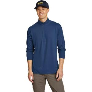 Eddie Bauer Mens Ls MTN Trek Hz(Blue Topaz)