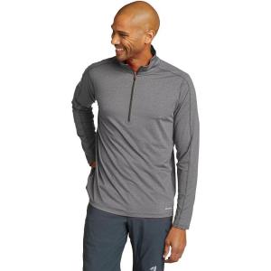 Eddie Bauer Mens Ls MTN Trek Hz(Med Htr Gray)