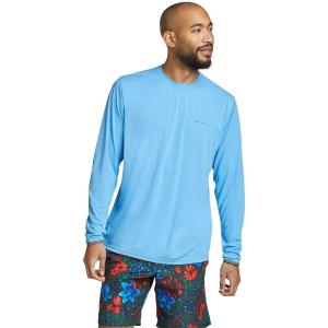 Eddie Bauer Men’s Marine Air UPF Long-Sleeve Crew(Misty Blue)