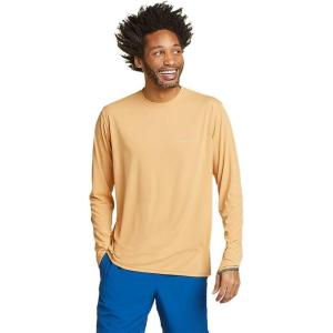 Eddie Bauer Men’s Marine Air UPF Long-Sleeve Crew(Topaz)