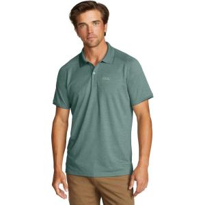 Eddie Bauer Men’s Mb Ss Resolution Pro Polo 2.0(Dusty Loden)