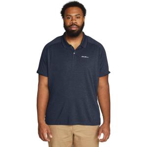 Eddie Bauer Men’s Mb Ss Resolution Pro Polo 2.0(Medium Indigo)