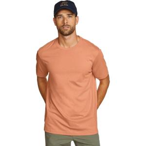 Eddie Bauer Men’s Mt Ss Lw Cotton Classic Tee(Dusty Apricot)