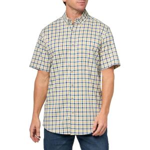 Eddie Bauer Men’s Mt Ss Voyager Flex Shirt(Dijon)
