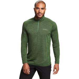 Eddie Bauer Men’s Resolution Long-Sleeve 1/4-Zip(Irish Green)