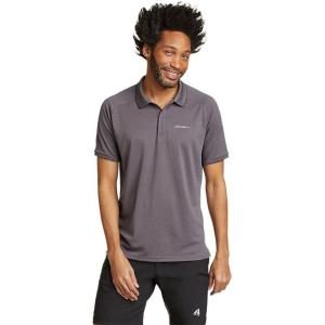 Eddie Bauer Men’s Resolution Pro Short-Sleeve Polo 2.0(Frost Gray)