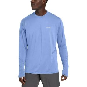 Eddie Bauer Men’s UPF Long-Sleeve Crew Neck T-Shirt(Peak Blue)