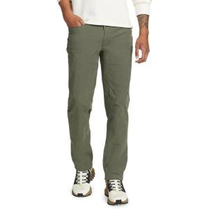 Eddie Bauer Men’s Voyager Flex 5-Pocket Slim Fit Chino Pants(Capers)