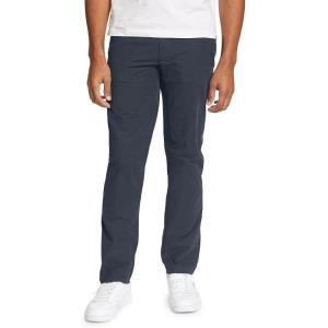 Eddie Bauer Men’s Voyager Flex 5-Pocket Slim Fit Chino Pants(Storm)
