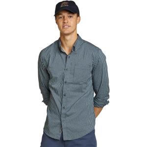 Eddie Bauer Men’s Voyager Flex Long-Sleeve Shirt(Dusted Indigo)
