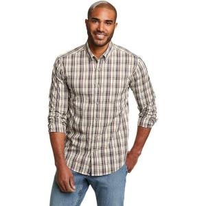 Eddie Bauer Men’s Voyager Flex Long-Sleeve Shirt(Sage)