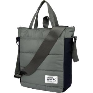 Eddie Bauer Ripstop Nylon Puffer Day Tote Bag, Everyday Carry Tote, Travel, Vacation(Sprig)