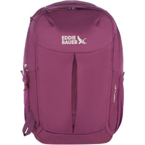Eddie Bauer Robson Backpack 30L | Everyday Carry | Work | Travel | Commuter | Padded Laptop Sleeve | Stretch Bottle Pockets | Lightweight | Durable – Dark Purple(Dark Purple)