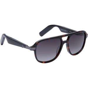 Eddie Bauer Smart Glasses for Men Bluetooth Smart Glasses with UV400 Polarized Lenses, Open Ear Speakers & Microphone Navigator (Standard)(Explorer – Wide)