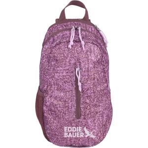 Eddie Bauer Stowaway Packable Sling Bag | Foldable | Travel | Outdoor | Lightweight | Compact | Everyday Carry | Ripstop Nylon | 10L – Dark Smoke(Lilac)