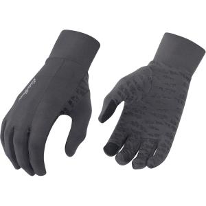 Eddie Bauer Touchscreen Warm Running Glove Liners, Standard Men’s and Women’s Cool Weather Gloves, Assorted Colors, SM-XL(Dark Grey)