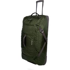 Eddie Bauer Traverse Luggage | Roller Wheels | Telescoping Handle | Travel | Vacation | Ripstop Nylon – Black, 31″(Dark Loden)