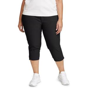 Eddie Bauer Womens Rainier Capri(Black)