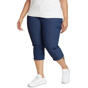 Eddie Bauer Womens Rainier Capri(Medium Indigo)